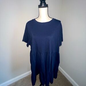 Old Navy Navy Blue Midi Dress